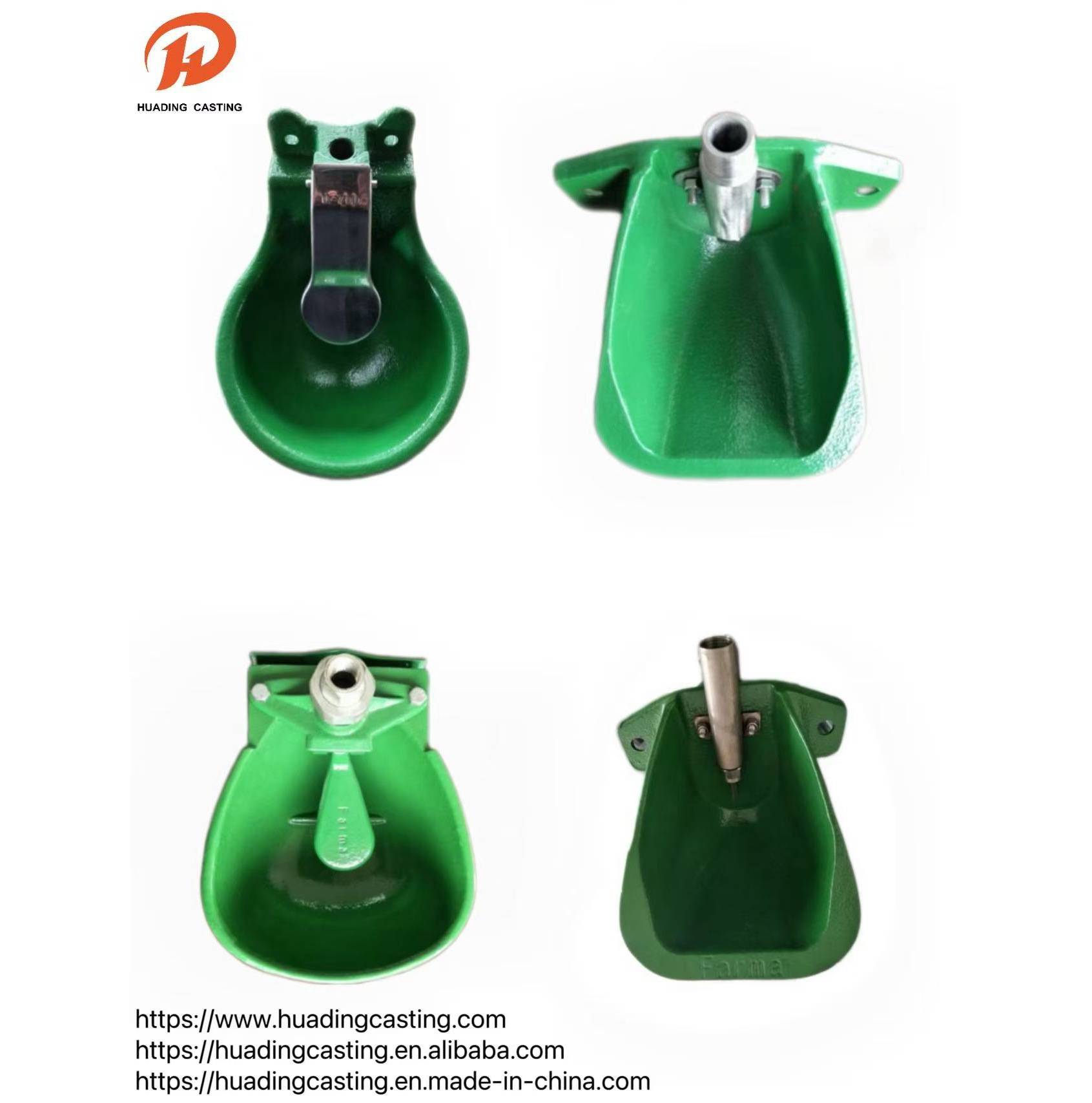 Automatic Waterer slow Feeder Bowl Grey Cast Iron