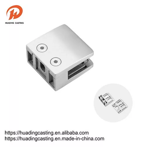 Square Glass Clamp Stair Railing Clamp