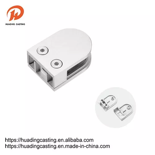 Stainless Steel Glass Clamp Balcony Railing Post D Clamp