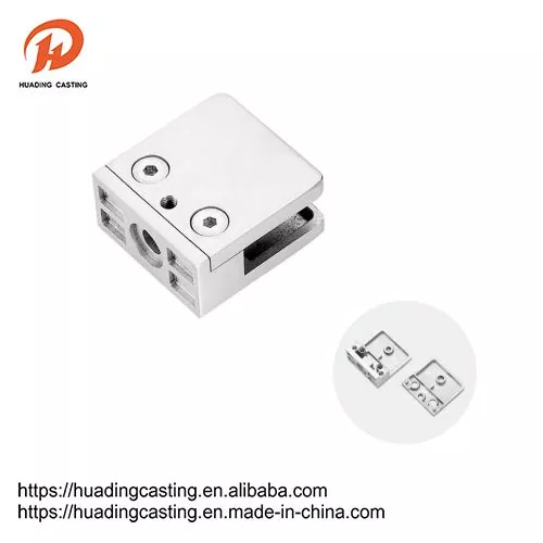 Stainless Steel Square Glass Clamp for 8-13.52mm Glass